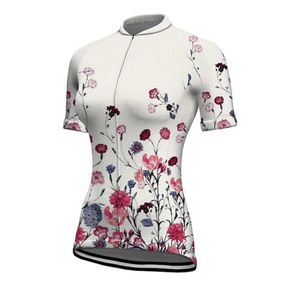 Floral Botanical Cycling Jersey, Small